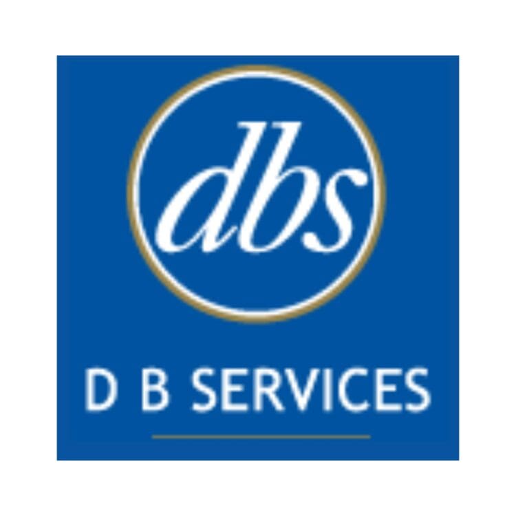 D B Services logo, London based cleaning company.