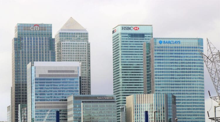 London Offices at Canary Warf.