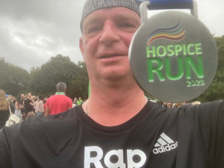 10k charity run completed by Rap Interiors, estimator, Gavin Cons.