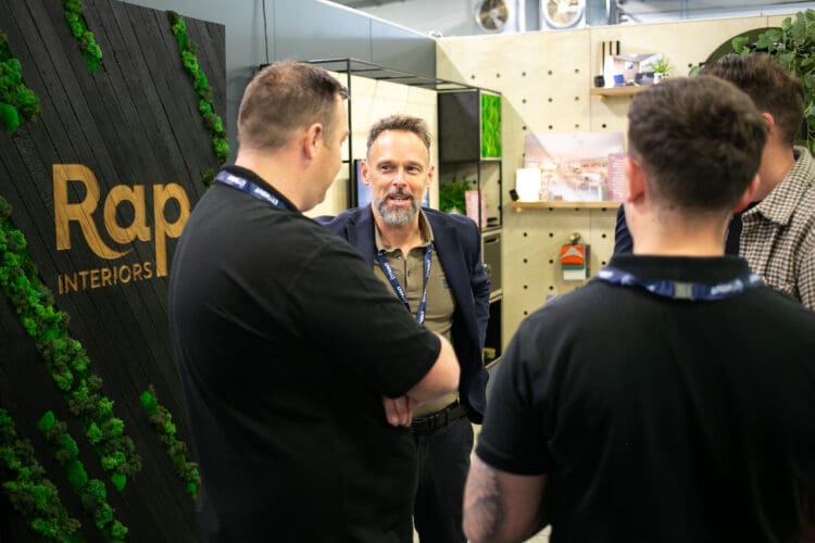Rap Interiors networking at the Kent Construction Expo 2023