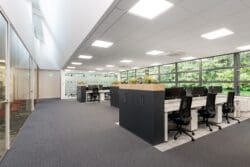 Office refurbishment with modern office furniture for GW Highways in Kent.