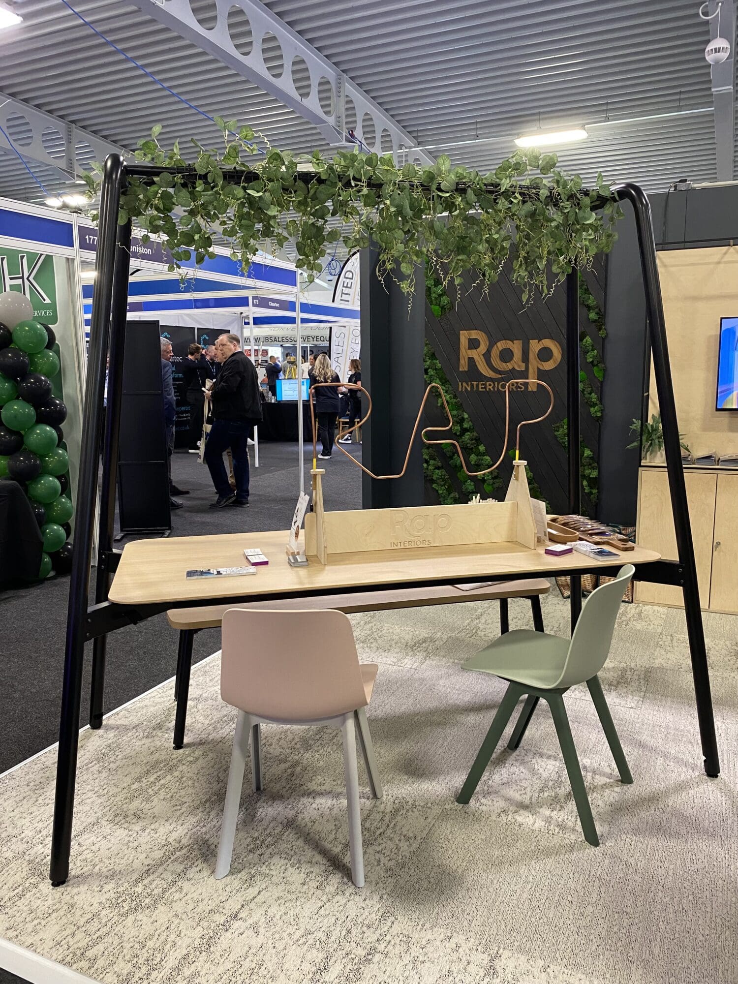 Orn furniture as showcase by Rap Interiors at the Expo