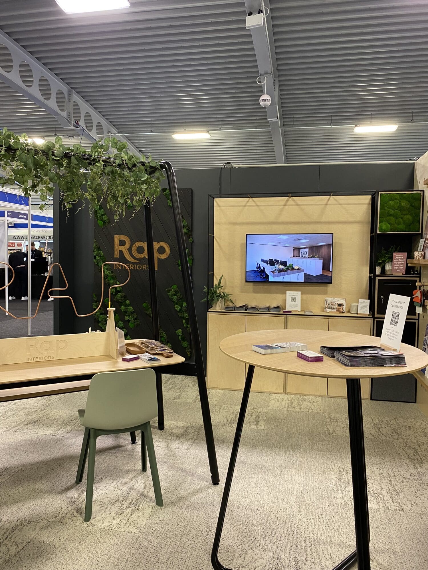 High end office furniture at kent construction expo
