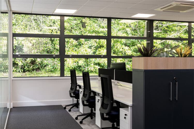 Office fit out project for GW Highways in Kent.
