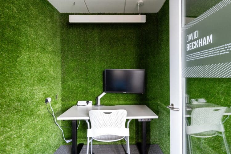 Small meeting room design and refurb for Sports analysis company, Hudl