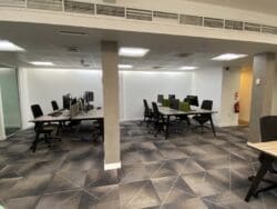 London office refurbishment project with office furniture solutions.