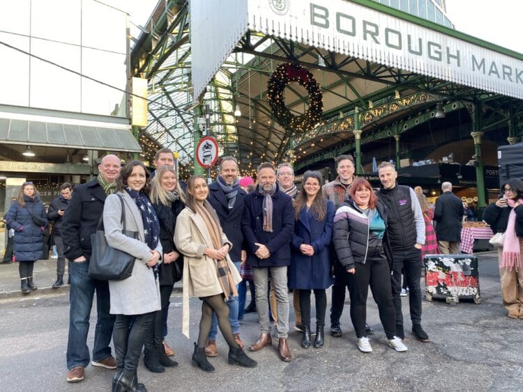 Rap Interiors team at Borough Market London.