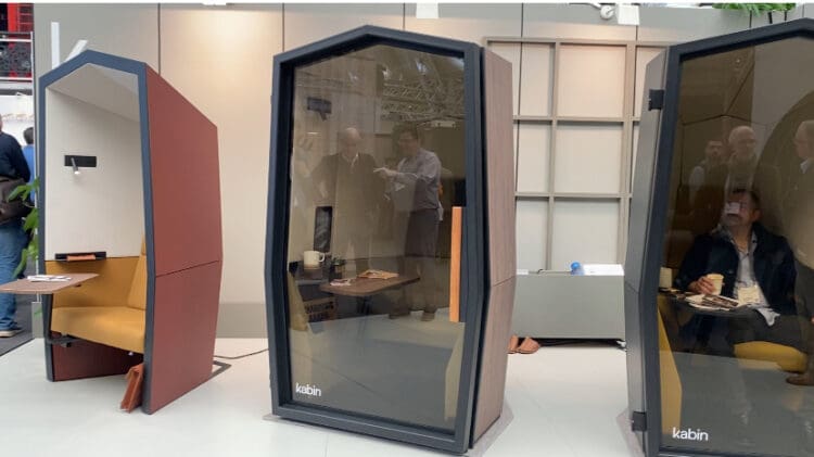 Kabin phone booths for workspace furniture solutions.