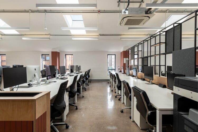 London Office fit out and design with modern furniture solutions.