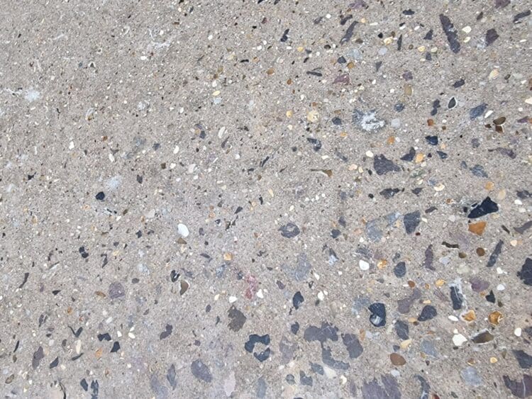 Polished concrete floor London office fit out.