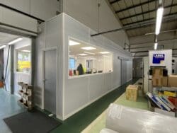 Industrial fit out project for Label Express in Croydon.