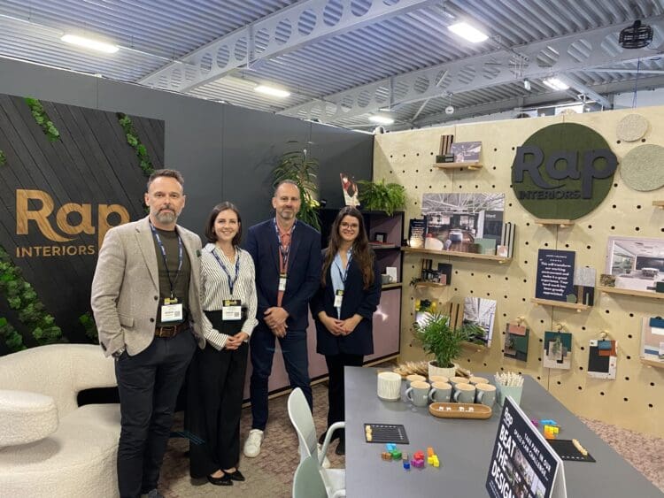 Rap Interiors team exhibit at the Kent Construction Expo 2024.