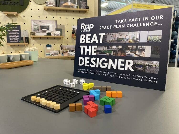Space planning challenging on exhibition stand at the Kent Construction Expo 2024.