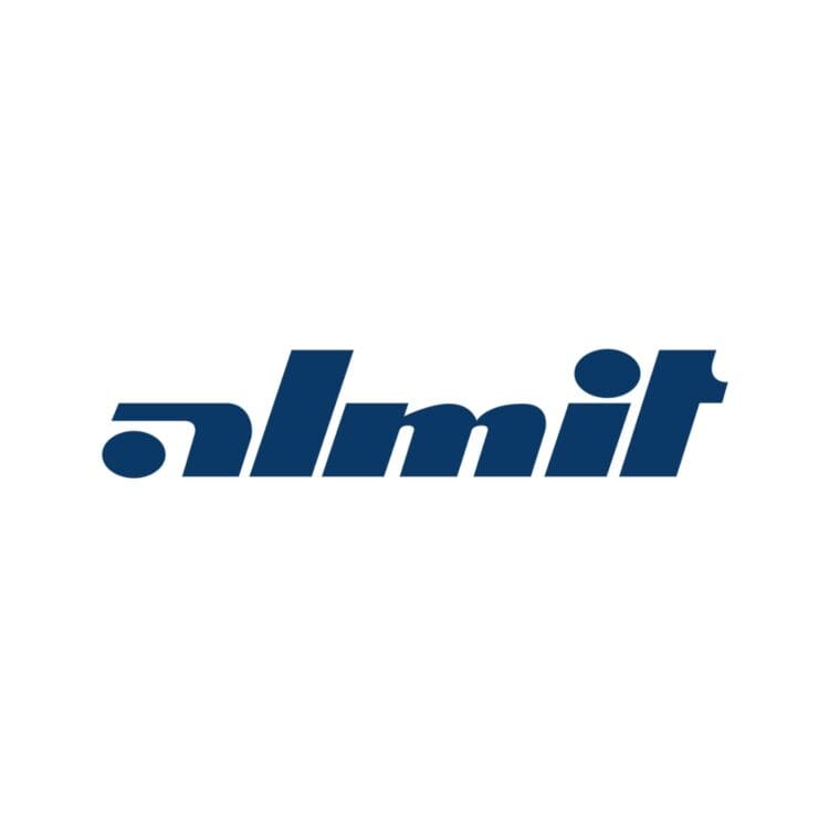 Almit logo, client of Rap Interiors.