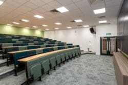 Modern lecture theatre design and refurbishment for James Allen's Girls' School, London