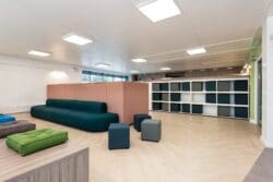 Sixth Form common room refurbishment for Jame's Allen Girls School, London.