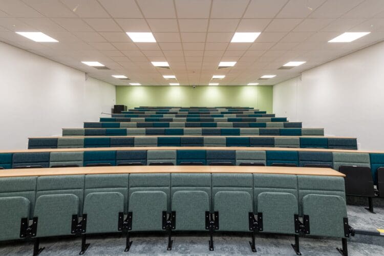 Sixth form lecture theatre refurbishment, London.