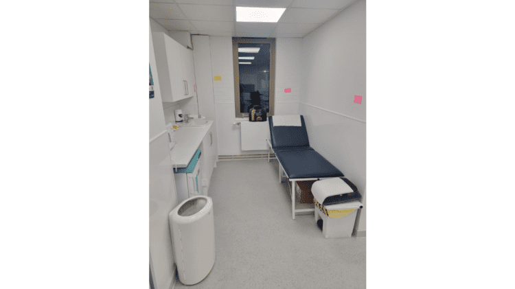 School medical room refurbishment at Robert Mays School.