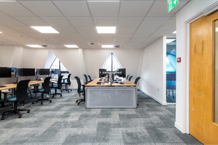 Office fit out and workspace design for corporate company in Kent.