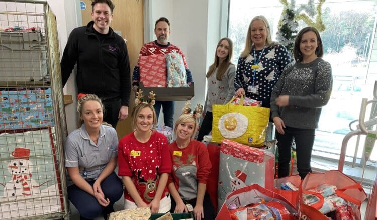 Rap Interiors collect toys and gifts for children in hospital at Christmas