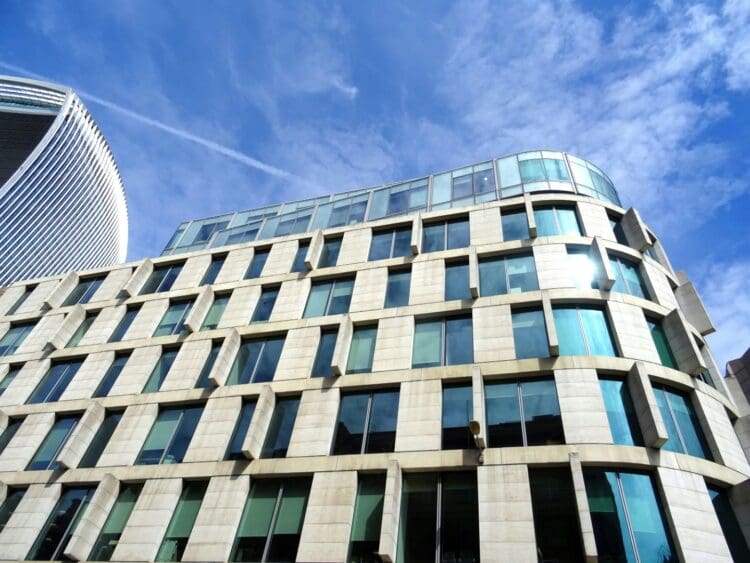 Modern London office building.