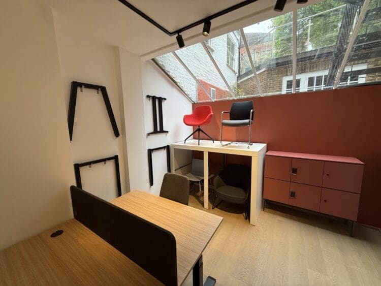 Mias furniture showroom in Clerkenwell, London