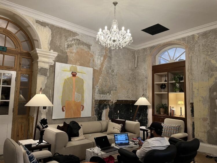 Old Sessions House interior at Clerkenwell Design Week.