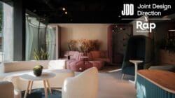 Rap Interiors partner with JDD displaying their office furniture solutions at the Kent Construction Expo.