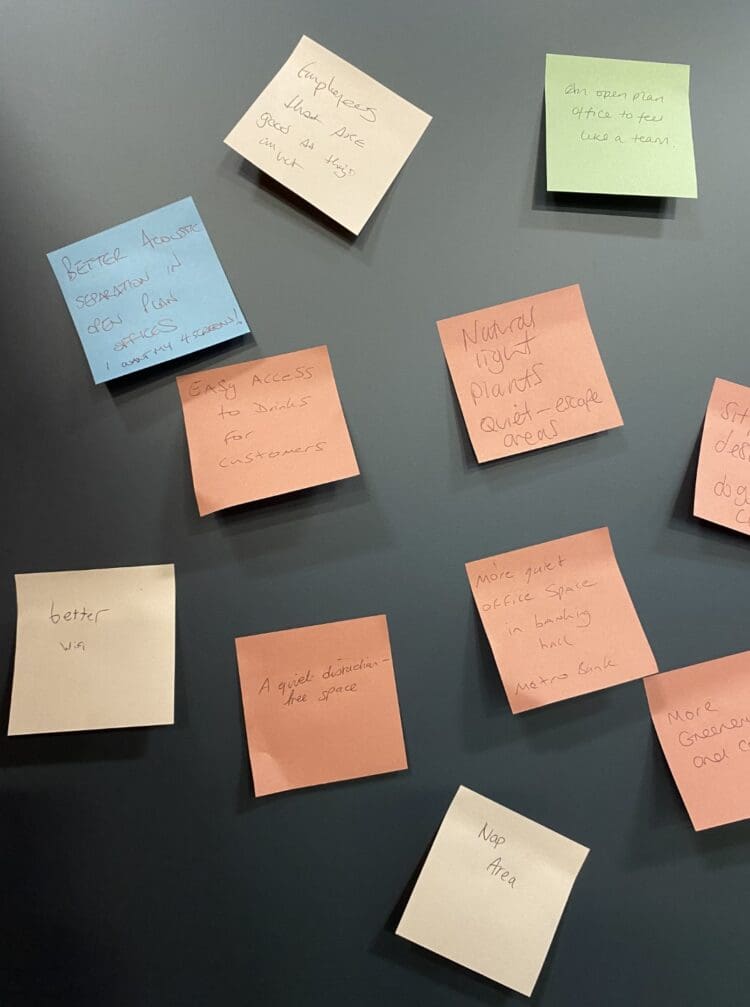 Workplace wellbeing ideas and piorities from visitors at the Kent Construction Expo.