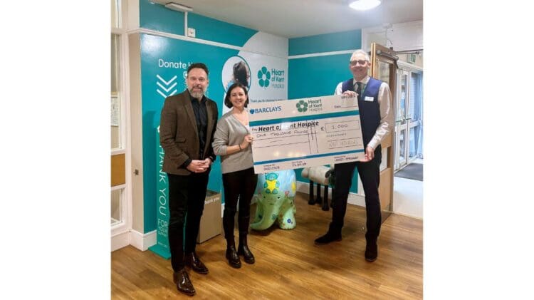 Rap Interiors fundraise for Heart of Kent Hospice