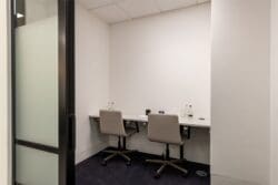 Office meeting room design for London office refurbishment with meeting room furntiure.