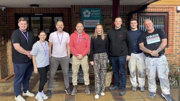 Rap Interiors Volunteer at the Heart of Kent Hospice