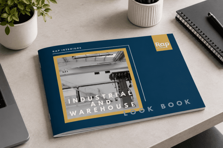Industrial & Warehouse design, fit out and refurbishment brochure by Rap Interiors