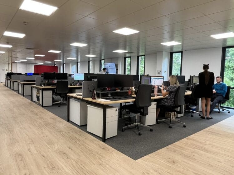 Modern office design and refurbishment in Kent for A4G Accountants