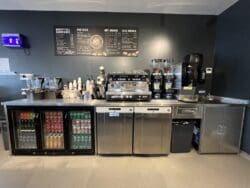 Kent coffee shop design and fit out servery area.