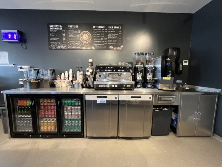 Kent coffee shop design and fit out servery area.