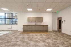 Breakout area and tea point in modern office fit out.