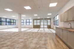 CAT A+ office fit out for landlord with tea point.