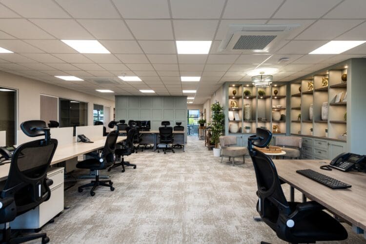 Office fit out project for Boutique Care Homes, Essex.