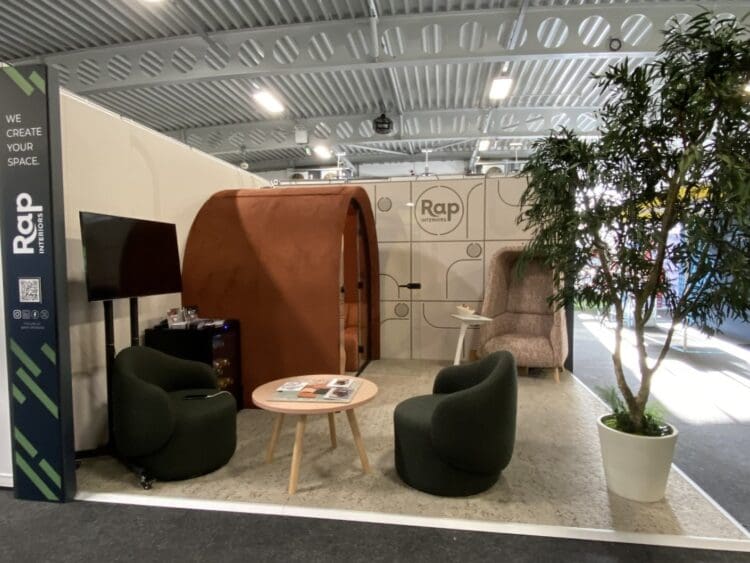 Office refurbishment company exhibit at the Kent Construction Expo